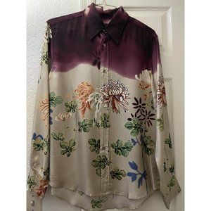 AUTH NWOT Rare Gucci by Tom Ford Silk Chrysanthemum Shirt